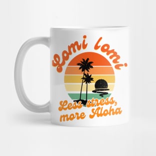 Lomi lomi Massage Less Stress More Aloha | Massage Therapist | Therapy | Funny | Relaxation | Massage | Masseuse | Reflexology Mug